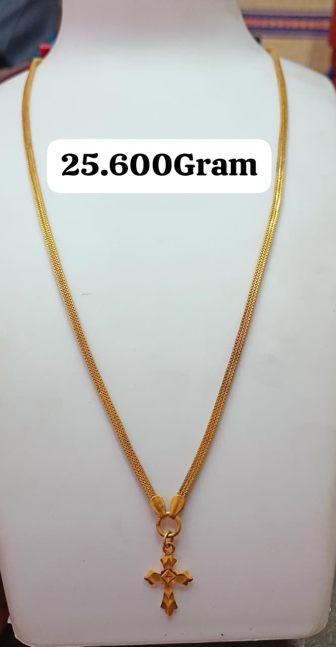 Chain with cross dollar 