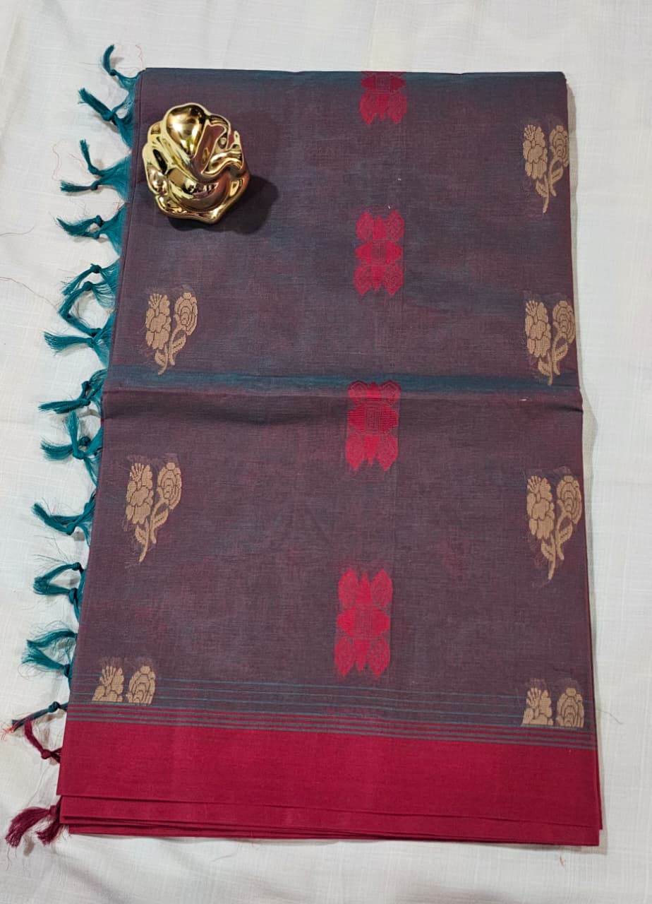 Pure Cotton Saree  with blouse 