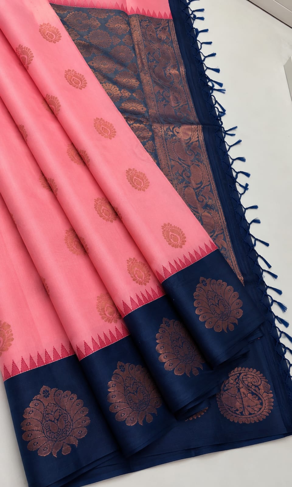 MANGALYAM KORVAI KOTTANJI TANA SOFT SILK SAREE