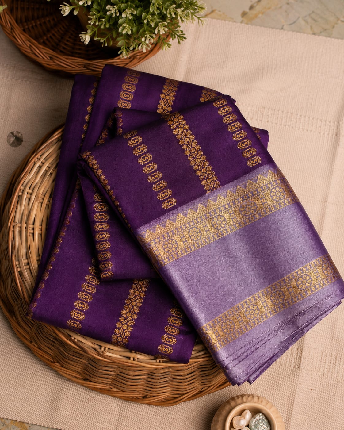 Khatan silk Royal purple