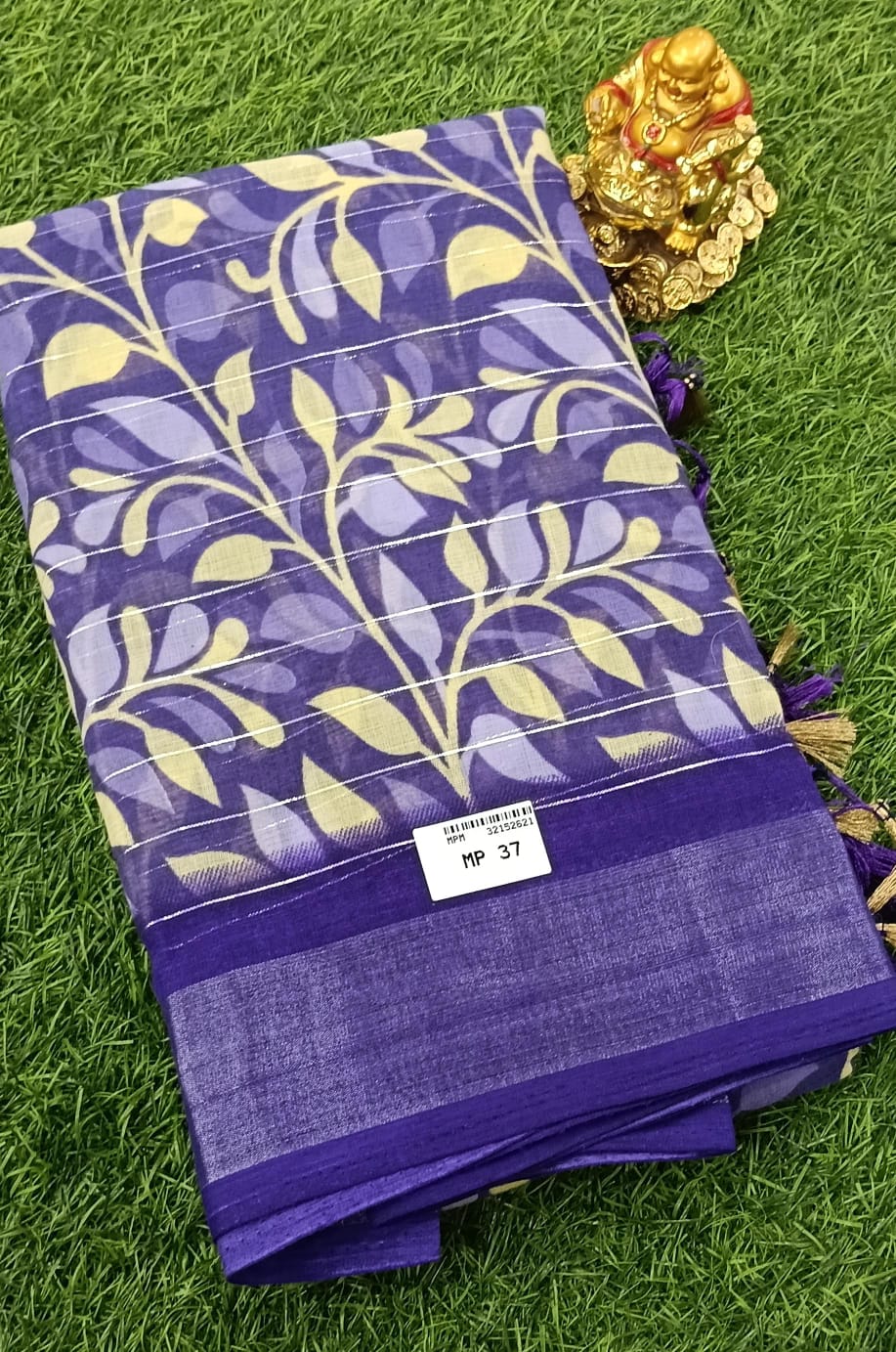 Linen cotton saree